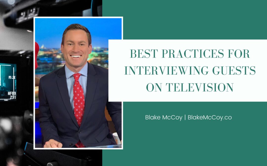 Best Practices for Interviewing Guests on Television